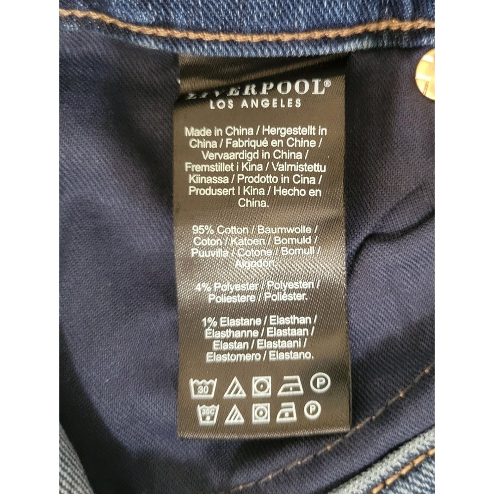 Liverpool Los Angeles Eco Lucy Bootcut Jeans Yuba Blue Wash Flare Size 8/29 - Picture 6 of 11